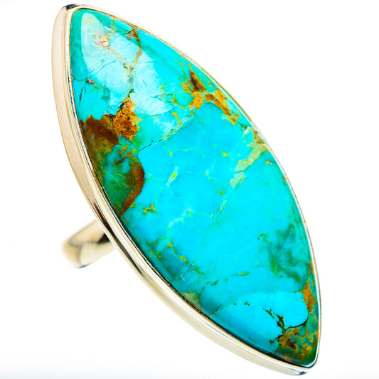 Chrysocolla Rings handcrafted by Ana Silver Co - RING132266 - Photo 2