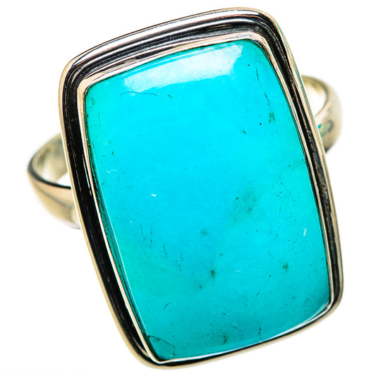 Chrysocolla Rings handcrafted by Ana Silver Co - RING132267 - Photo 2