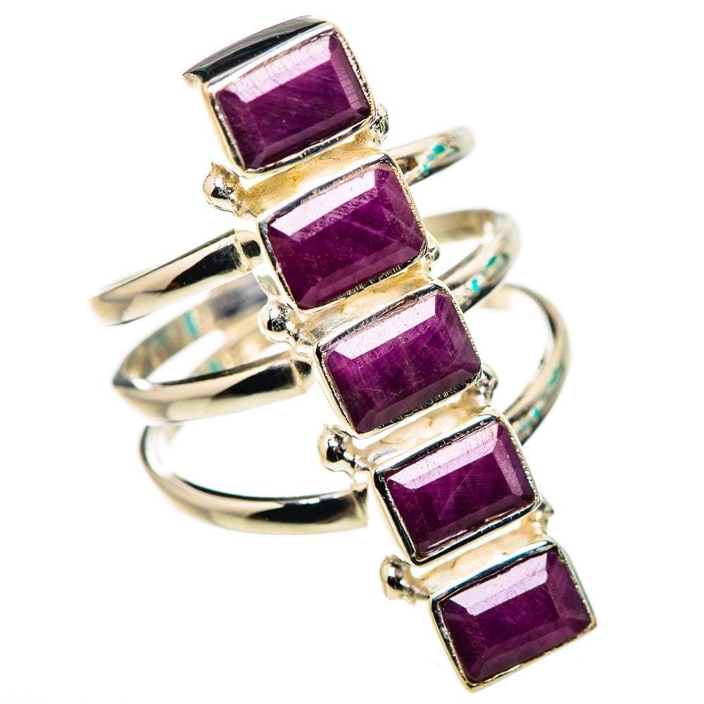 Ruby Rings handcrafted by Ana Silver Co - RING132274 - Photo 2