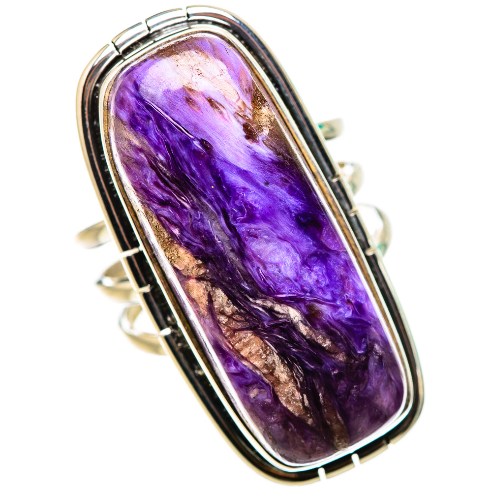 Charoite Rings handcrafted by Ana Silver Co - RING132276 - Photo 2