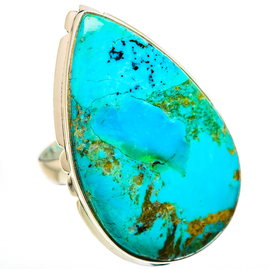 Chrysocolla Rings handcrafted by Ana Silver Co - RING132287 - Photo 2