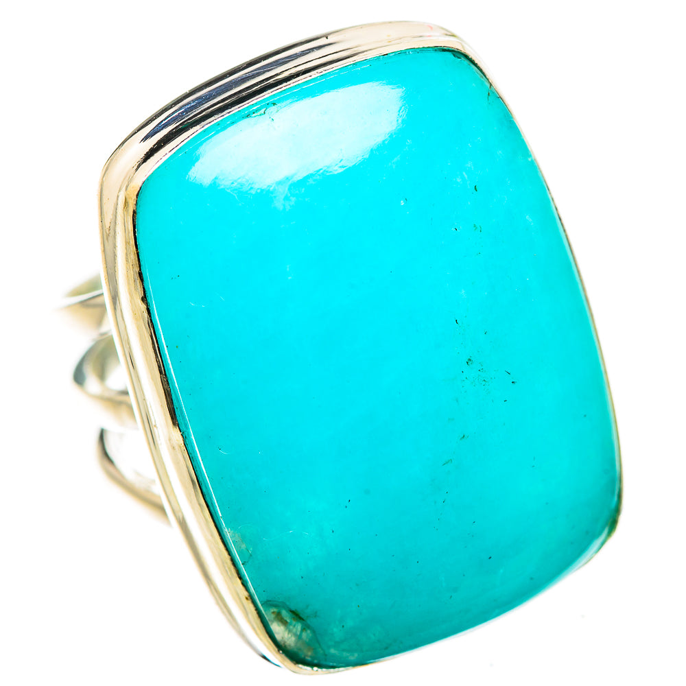 Peruvian Amazonite Rings handcrafted by Ana Silver Co - RING132288 - Photo 2