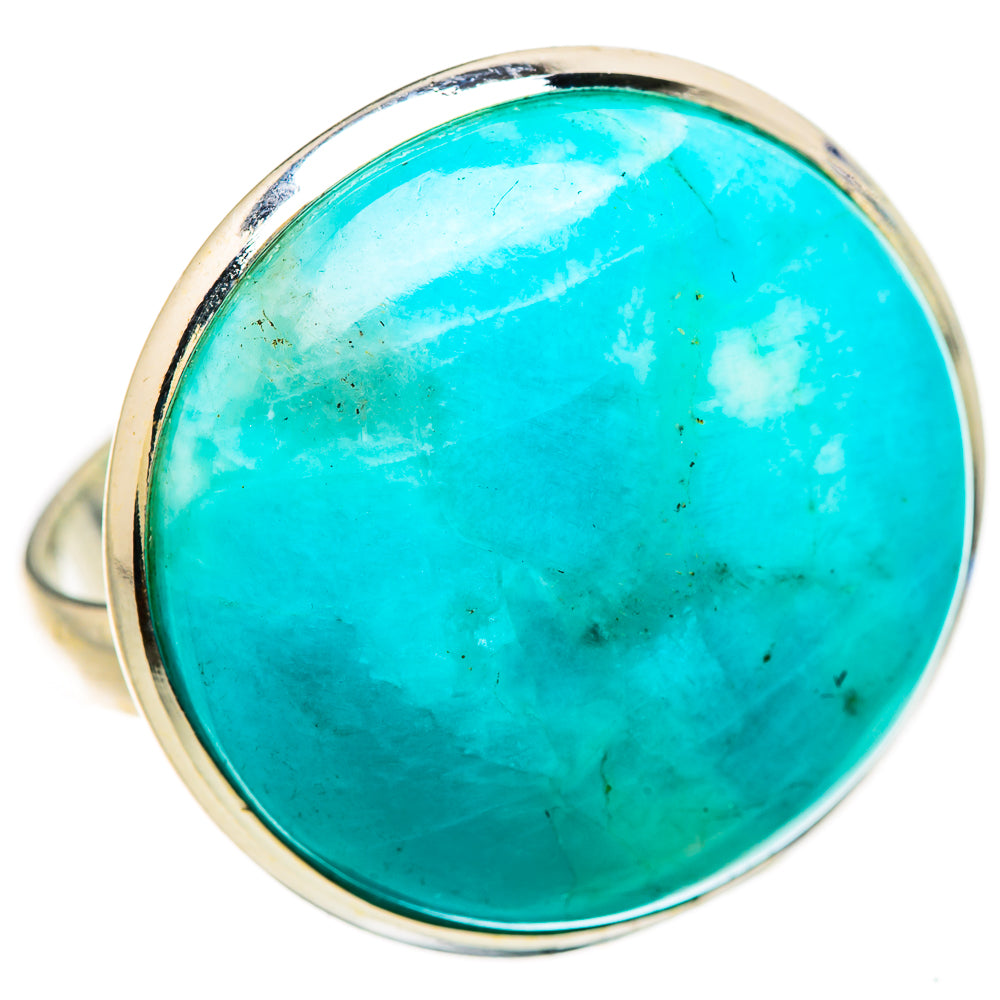 Peruvian Amazonite Rings handcrafted by Ana Silver Co - RING132290 - Photo 2