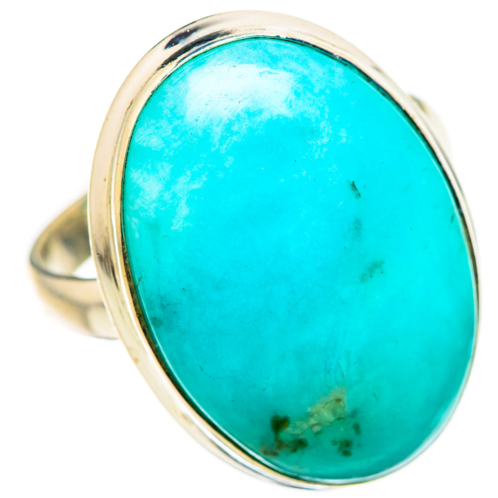 Peruvian Amazonite Rings handcrafted by Ana Silver Co - RING132291 - Photo 2
