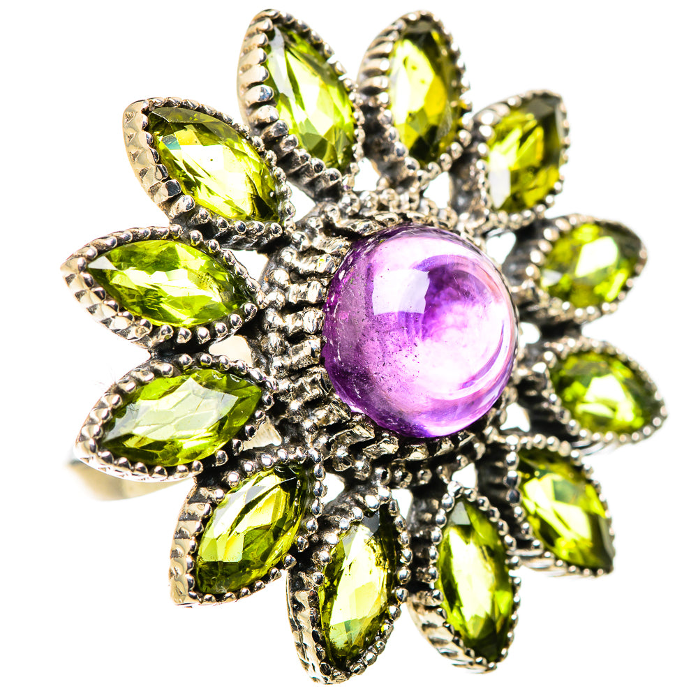 Amethyst Rings handcrafted by Ana Silver Co - RING132296 - Photo 2