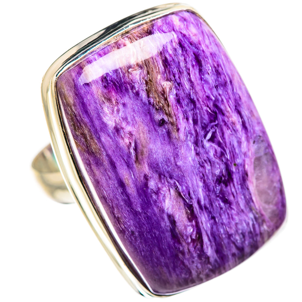 Charoite Rings handcrafted by Ana Silver Co - RING132298 - Photo 2