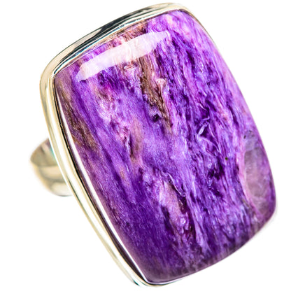 Charoite Rings handcrafted by Ana Silver Co - RING132298 - Photo 2