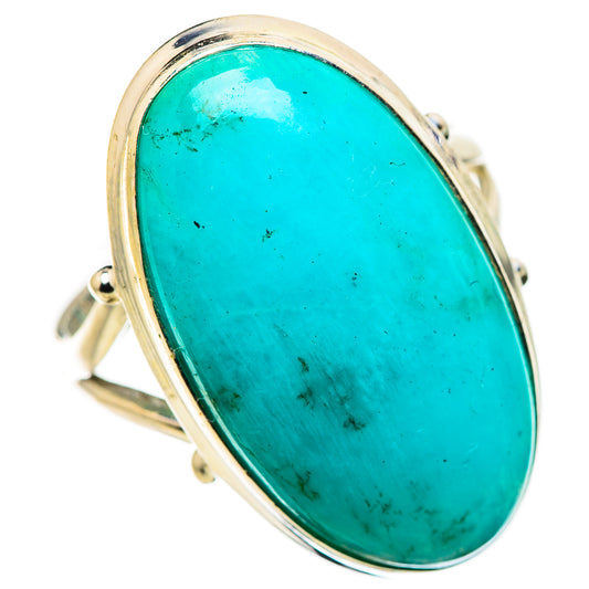 Chrysocolla Rings handcrafted by Ana Silver Co - RING132306 - Photo 2