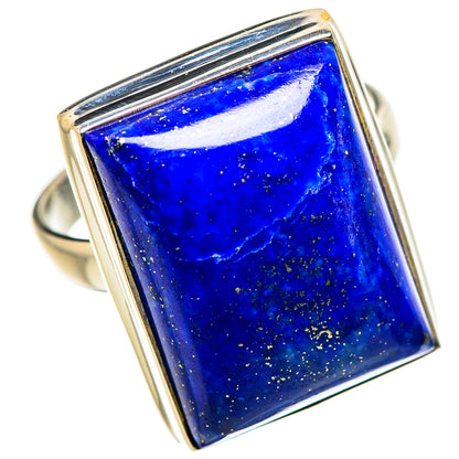 Lapis Lazuli Rings handcrafted by Ana Silver Co - RING132310 - Photo 2