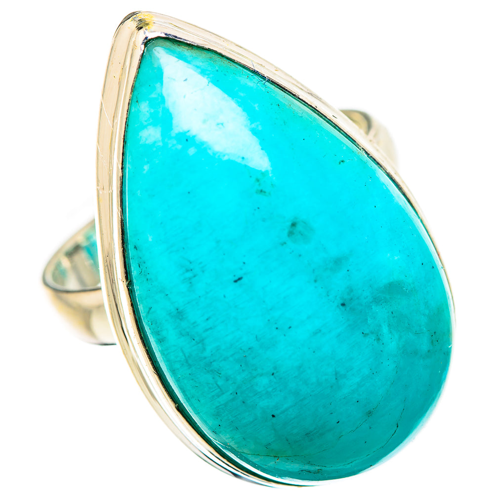 Peruvian Amazonite Rings handcrafted by Ana Silver Co - RING132311 - Photo 2