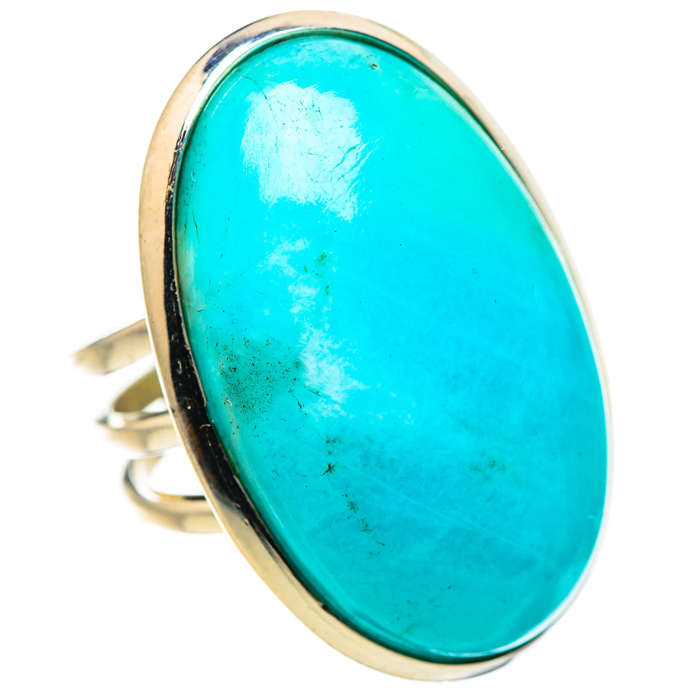 Peruvian Amazonite Rings handcrafted by Ana Silver Co - RING132326 - Photo 2