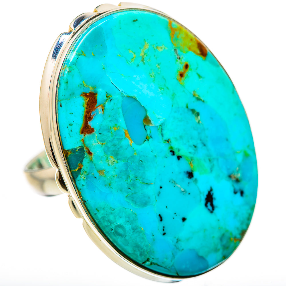 Chrysocolla Rings handcrafted by Ana Silver Co - RING132327 - Photo 2
