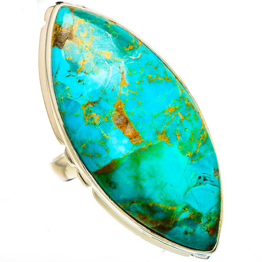 Chrysocolla Rings handcrafted by Ana Silver Co - RING132329 - Photo 2