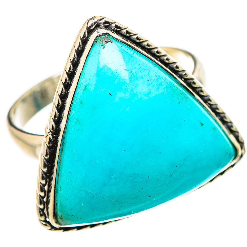 Peruvian Amazonite Rings handcrafted by Ana Silver Co - RING132330 - Photo 2