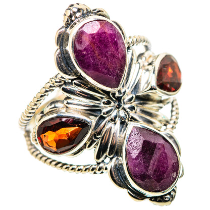 Ruby Rings handcrafted by Ana Silver Co - RING132335 - Photo 2
