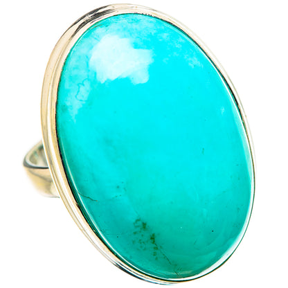 Peruvian Amazonite Rings handcrafted by Ana Silver Co - RING132346 - Photo 2