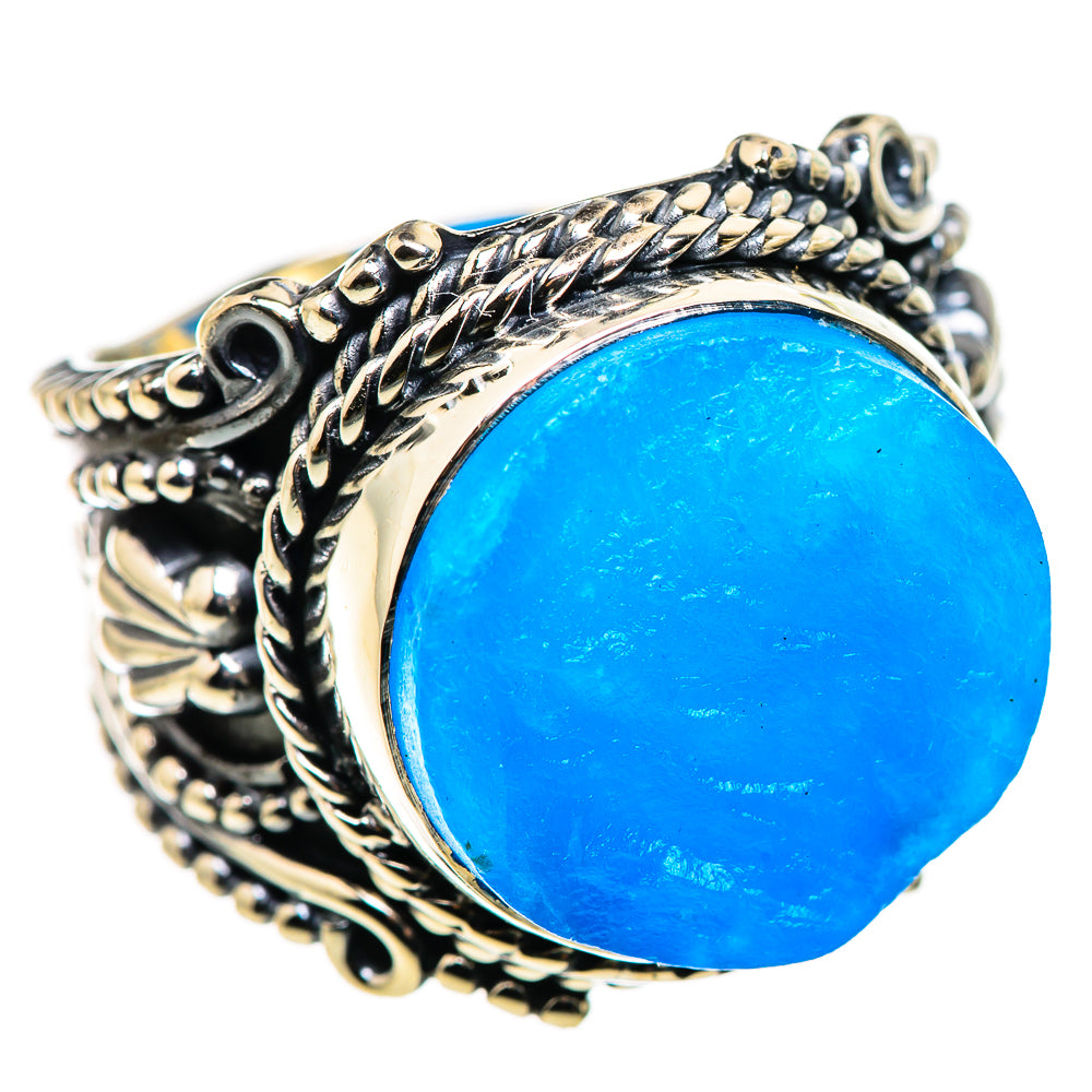 Smithsonite Rings handcrafted by Ana Silver Co - RING132351 - Photo 2