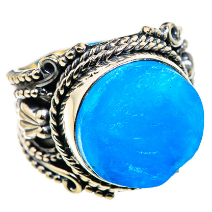 Smithsonite Rings handcrafted by Ana Silver Co - RING132351 - Photo 2