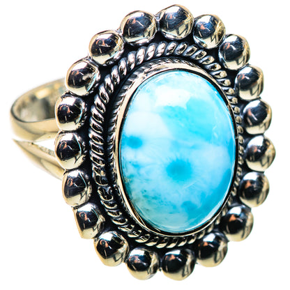 Larimar Rings handcrafted by Ana Silver Co - RING132352 - Photo 2