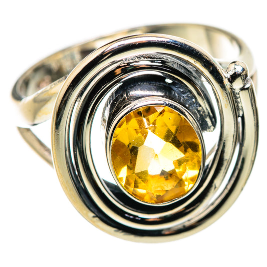 Citrine Rings handcrafted by Ana Silver Co - RING132355 - Photo 2