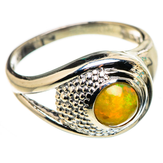 Ethiopian Opal Rings handcrafted by Ana Silver Co - RING132370 - Photo 2
