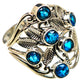 Swiss Blue Topaz Rings handcrafted by Ana Silver Co - RING132371 - Photo 2