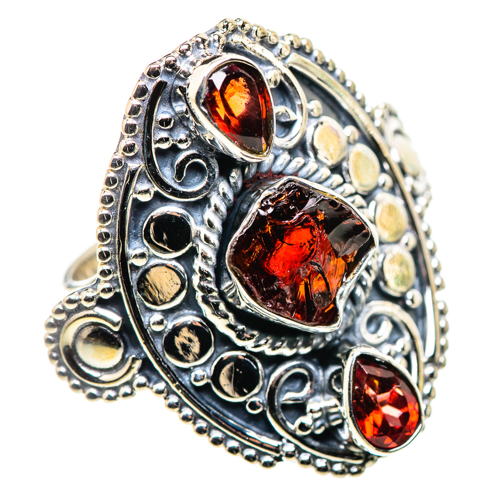 Garnet Rings handcrafted by Ana Silver Co - RING132381 - Photo 2
