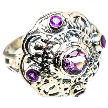 Amethyst Rings handcrafted by Ana Silver Co - RING132382 - Photo 2