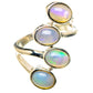 Ethiopian Opal Rings handcrafted by Ana Silver Co - RING132390 - Photo 2