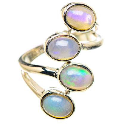 Ethiopian Opal Rings handcrafted by Ana Silver Co - RING132390 - Photo 2