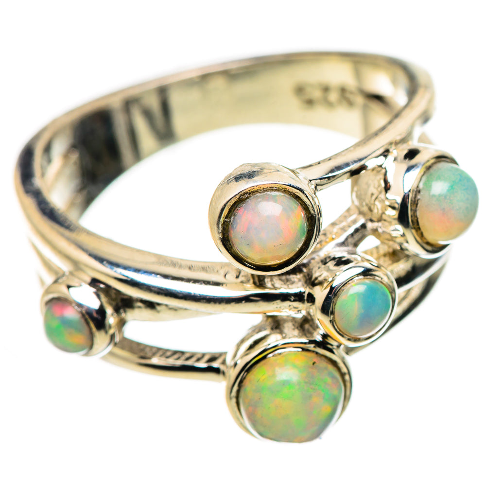 Ethiopian Opal Rings handcrafted by Ana Silver Co - RING132391 - Photo 2
