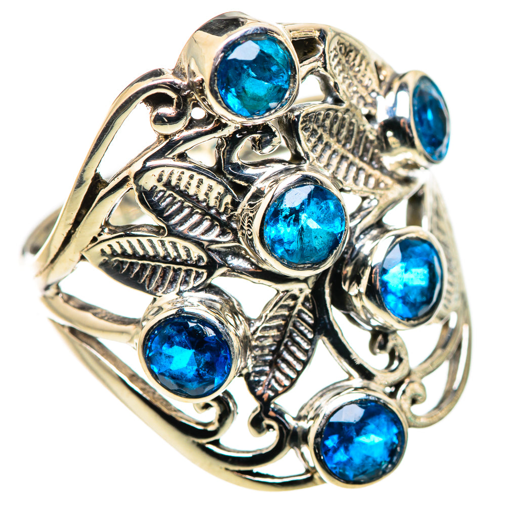 Swiss Blue Topaz Rings handcrafted by Ana Silver Co - RING132394 - Photo 2