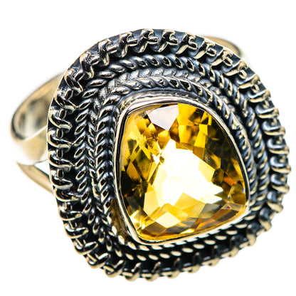 Citrine Rings handcrafted by Ana Silver Co - RING132398 - Photo 2