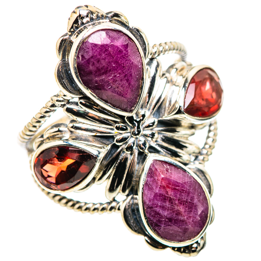 Ruby Rings handcrafted by Ana Silver Co - RING132399 - Photo 2