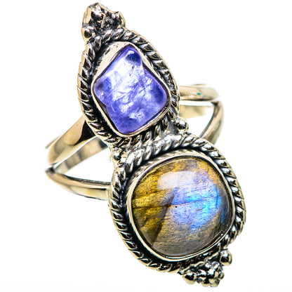 Labradorite Rings handcrafted by Ana Silver Co - RING132408 - Photo 2