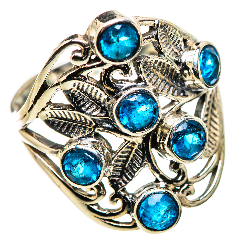 Swiss Blue Topaz Rings handcrafted by Ana Silver Co - RING132411 - Photo 2