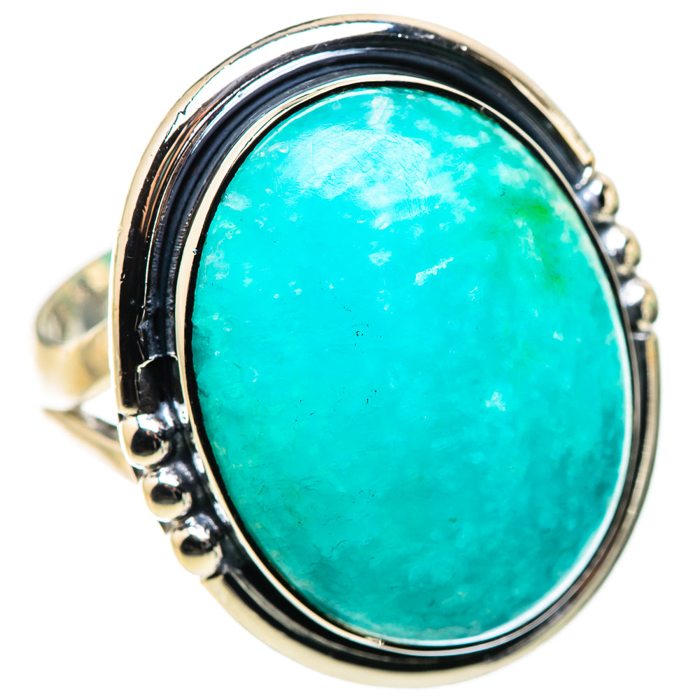 Amazonite Rings handcrafted by Ana Silver Co - RING132417 - Photo 2
