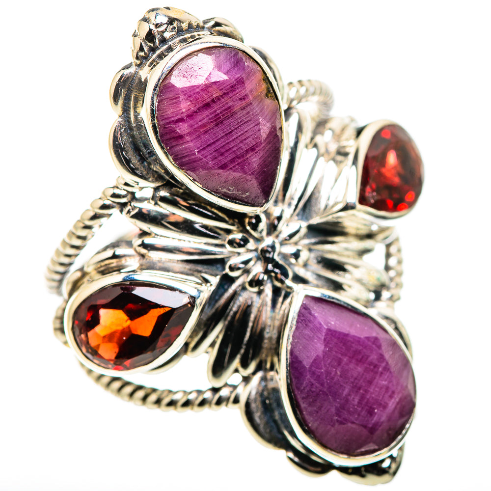 Ruby Rings handcrafted by Ana Silver Co - RING132421 - Photo 2