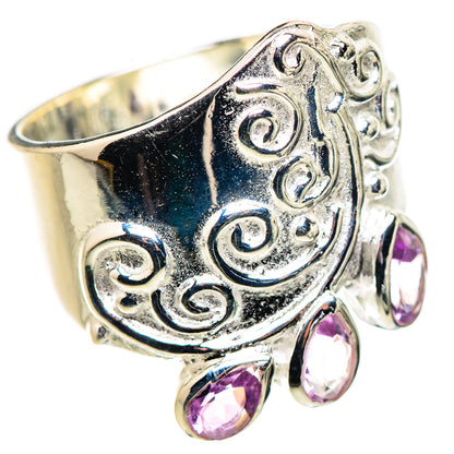 Amethyst Rings handcrafted by Ana Silver Co - RING132422 - Photo 2