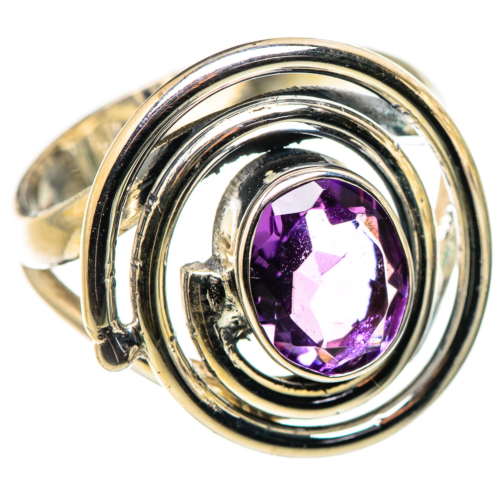 Amethyst Rings handcrafted by Ana Silver Co - RING132423 - Photo 2