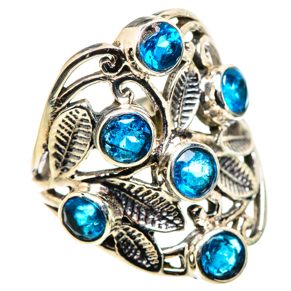 Swiss Blue Topaz Rings handcrafted by Ana Silver Co - RING132431 - Photo 2
