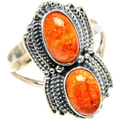 Sponge Coral Rings handcrafted by Ana Silver Co - RING132436 - Photo 2