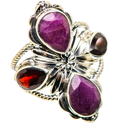 Ruby Rings handcrafted by Ana Silver Co - RING132437 - Photo 2