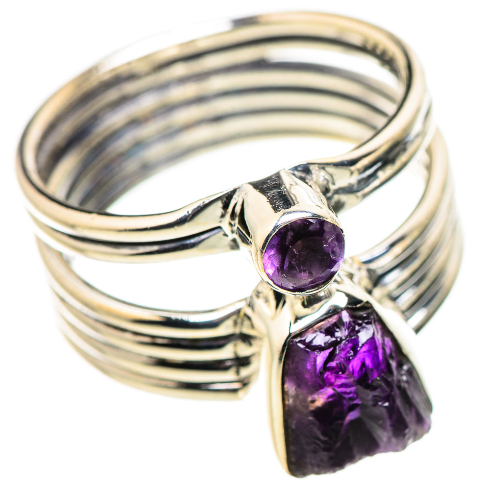 Amethyst Rings handcrafted by Ana Silver Co - RING132440 - Photo 2