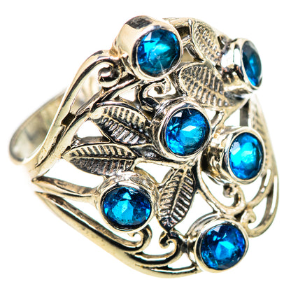 Swiss Blue Topaz Rings handcrafted by Ana Silver Co - RING132446 - Photo 2