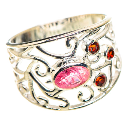 Pink Tourmaline Rings handcrafted by Ana Silver Co - RING132452 - Photo 2