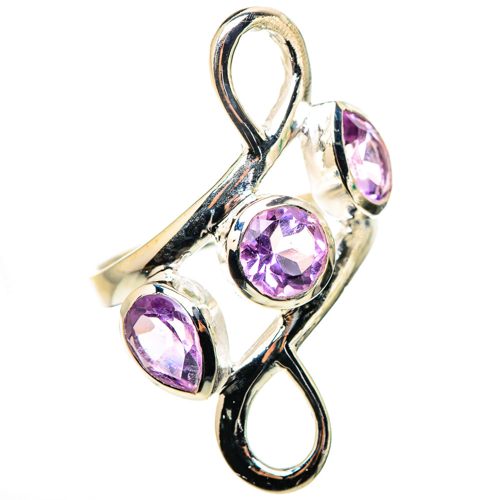 Amethyst Rings handcrafted by Ana Silver Co - RING132454 - Photo 2