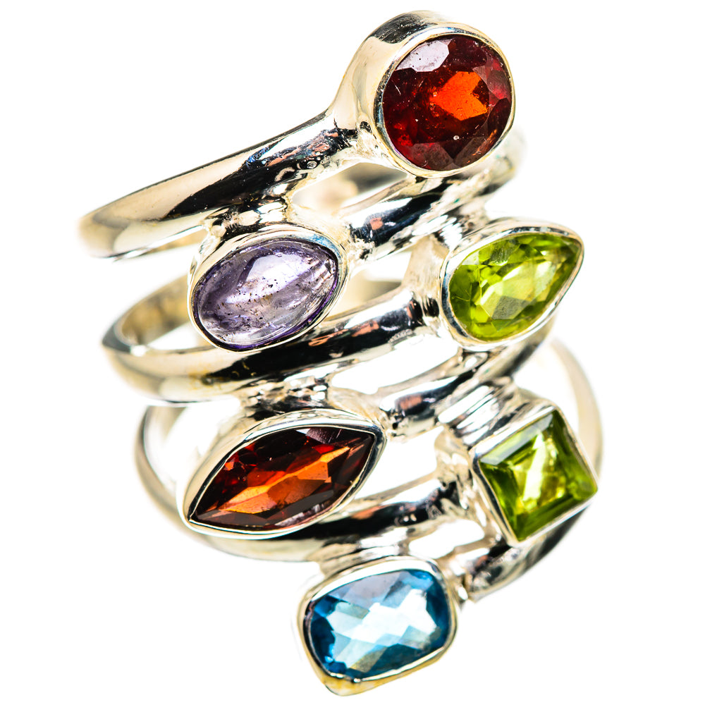 Garnet Rings handcrafted by Ana Silver Co - RING132459 - Photo 2