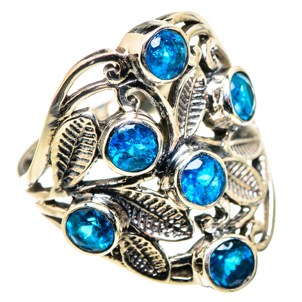 Swiss Blue Topaz Rings handcrafted by Ana Silver Co - RING132464 - Photo 2