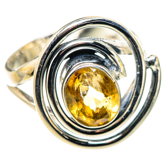 Citrine Rings handcrafted by Ana Silver Co - RING132469 - Photo 2